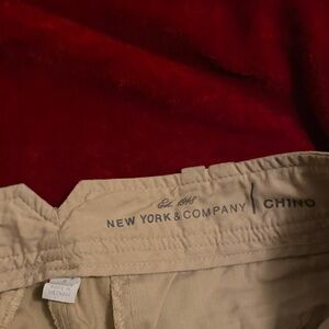 New York & Company Men's Khaki Chino Pants